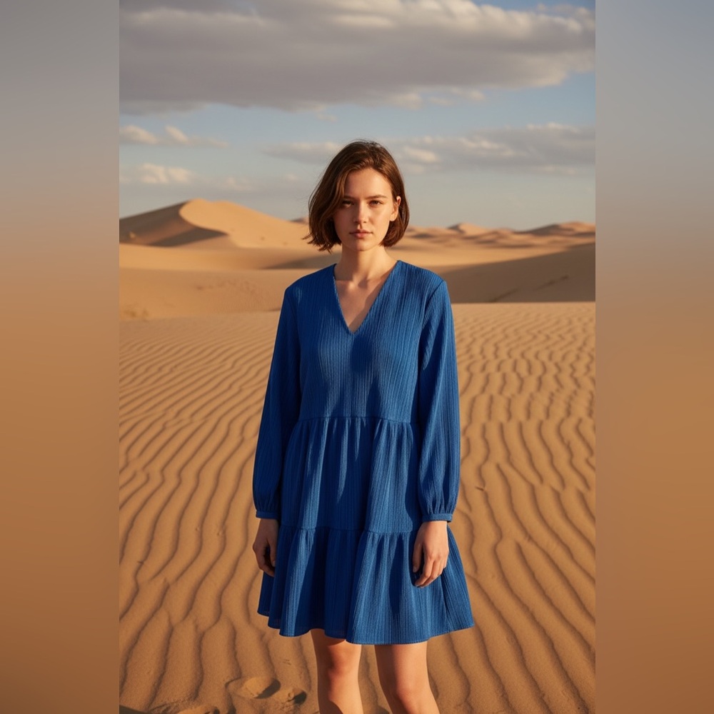 Ronni Nicole Blue Dress Size XL NWT